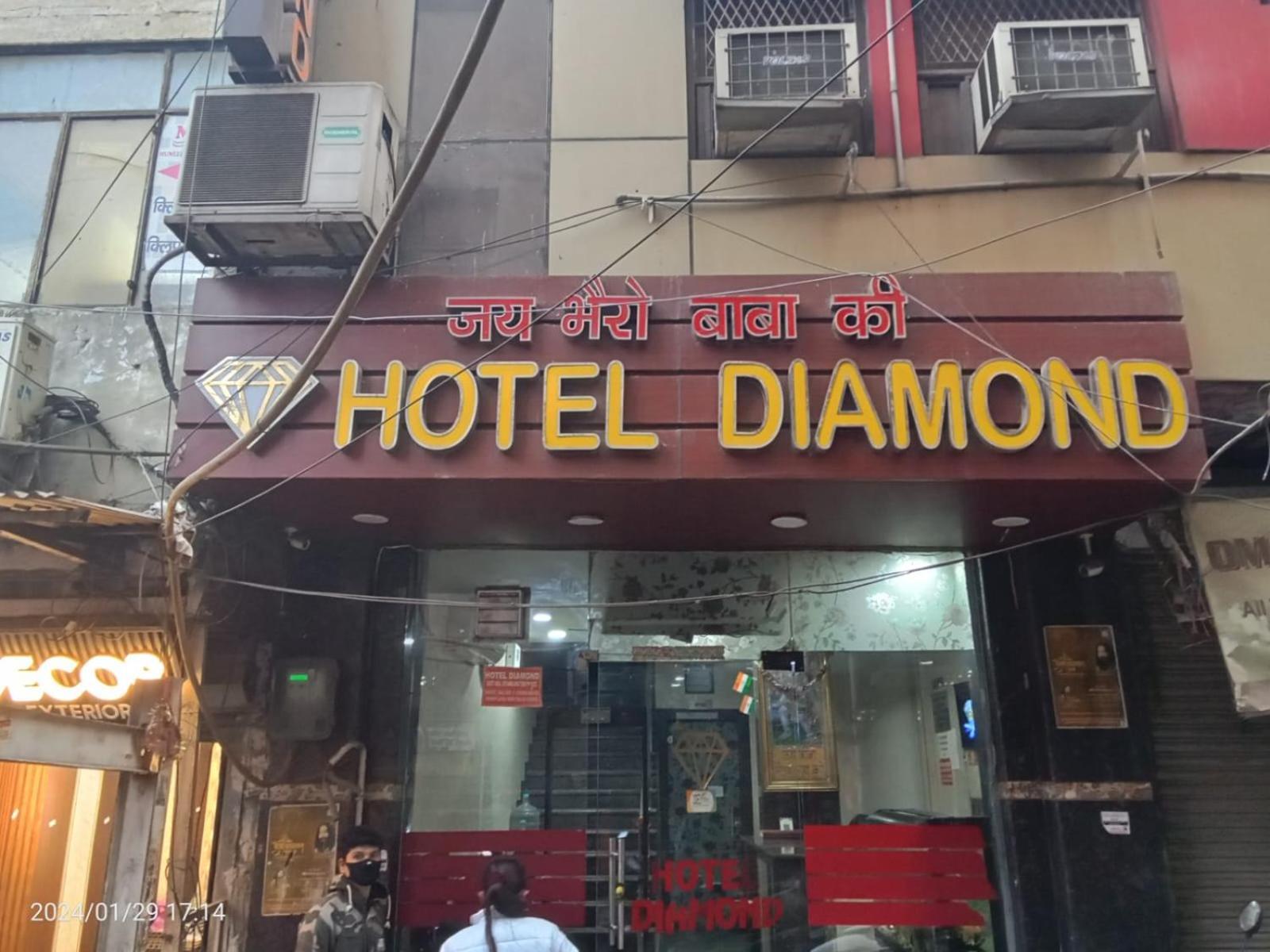 Hotel Diamond Yeni Delhi Dış mekan fotoğraf